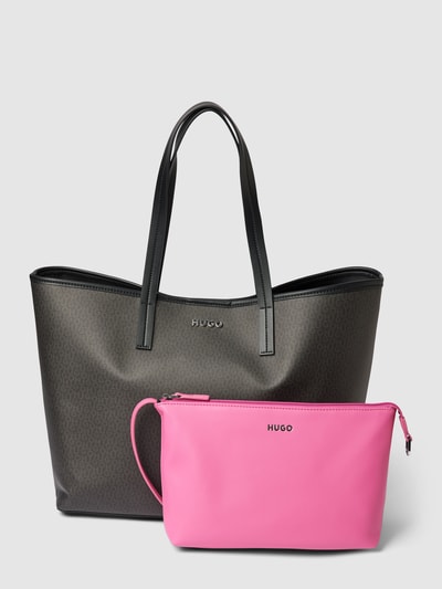 Modell online HUGO herausnehmbarer Reißverschlusstasche mit \'CHRIS\' (schwarz) kaufen Shopper