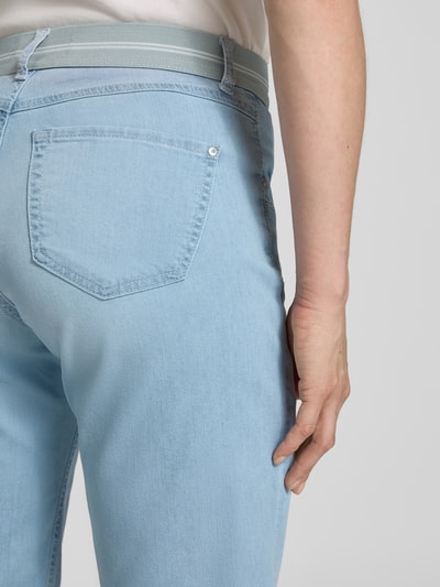 Angels Regular Fit Bermudas mit elastischem Bund Modell 'SPORTY' Hellblau 3