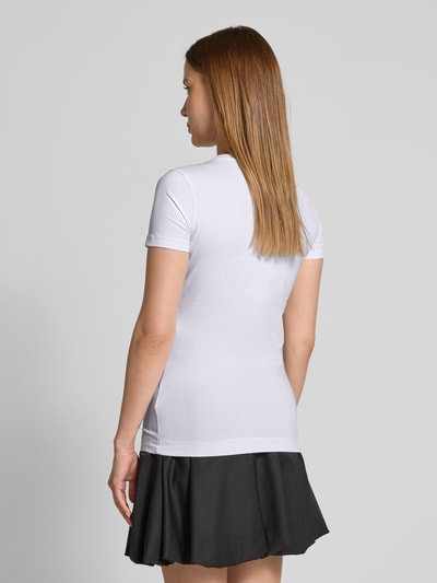 Guess T-Shirt mit Label-Detail Weiss 5