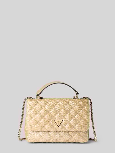 Guess Umhängetasche mit Strukturmuster Modell 'GIULLY' Gold 2