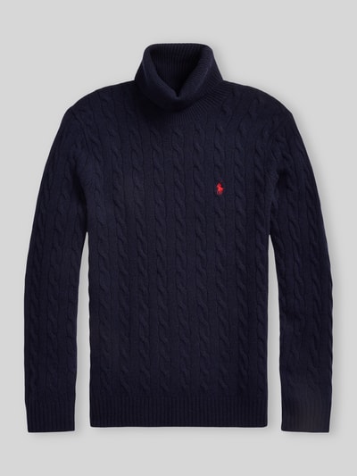 Polo Ralph Lauren Slim Fit Pullover aus Woll-Kaschmir-Mix Marine 2