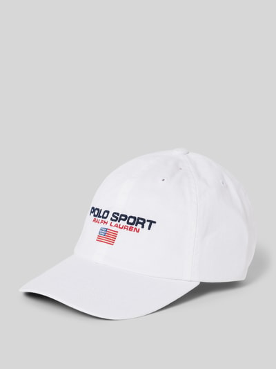 Polo Sport Basecap mit Label-Stitching Weiss 1