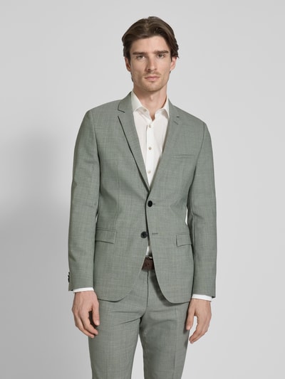 HUGO Slim Fit 2-Knopf-Sakko mit Reverskragen Modell 'Arti' Khaki 4