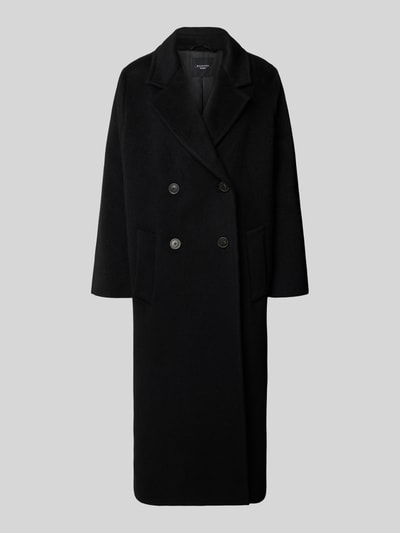 Weekend Max Mara Relaxed Fit Mantel aus Woll-Alpaka-Mix Modell 'ZUFOLO' Black 2