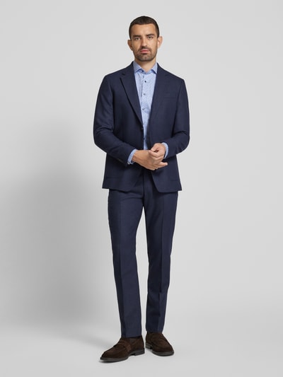 Eterna Slim Fit Business-Hemd mit Kentkragen Bleu 1