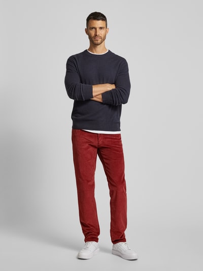 Brax Stoffen broek in 5-pocketmodel, model 'CADIZ' Rood - 1