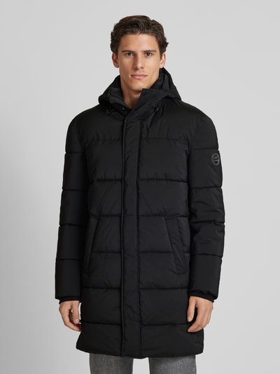 Christian Berg Men Steppjacke mit Kapuze Black 4