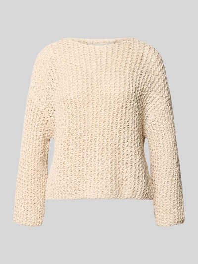 Marc O'Polo Relaxed Fit Pullover aus Baumwoll-Mix Stein 2