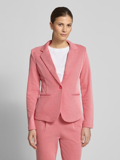 ICHI Regular Fit Blazer mit Reverskragen Modell 'Kate' Neon Pink 4