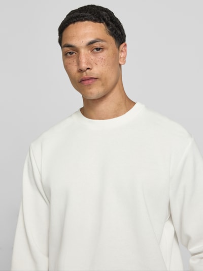 JACK & JONES Sweatshirt met ronde hals, model 'BRADLEY' Wit - 3