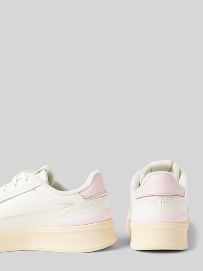 ADIDAS SPORTSWEAR Sneaker aus Leder-Mix mit Label-Details Modell 'ASPYRE' Offwhite 2