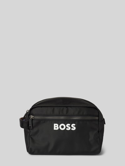 BOSS Kulturtasche mit Label-Print Modell 'Catch_3.0' Black 1