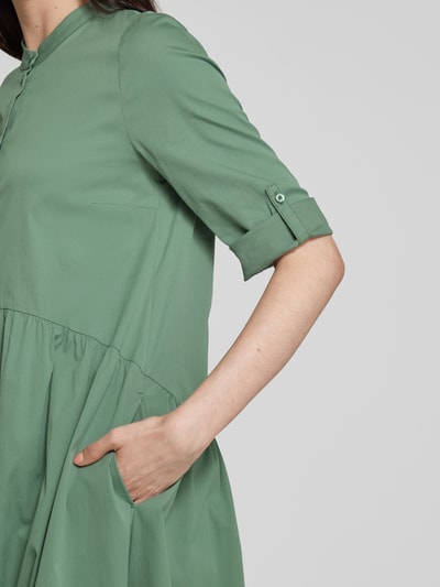 ROBE LÉGÈRE Knielange jurk met opstaande kraag Lindegroen - 3