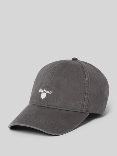 Barbour Basecap aus reiner Baumwolle Modell 'CASCADE' Hellgrau 1