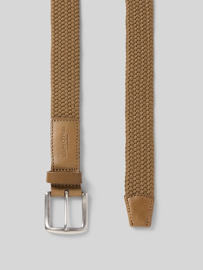 Marc O'Polo Riem met vlechtpatroon Zand - 3