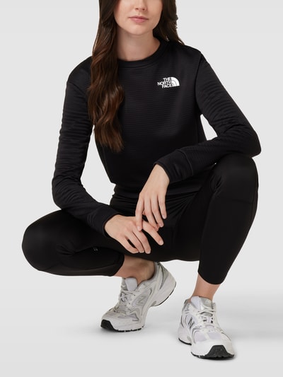 The North Face Sweatshirt mit Strukturmuster Schwarz 1