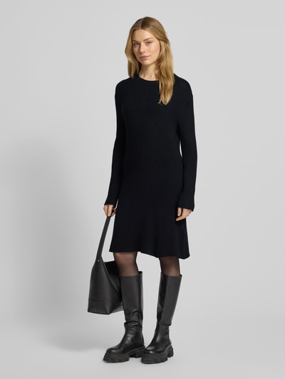 Tom Tailor Denim Figurbetontes Strickkleid aus Viskose-Mix Black 1