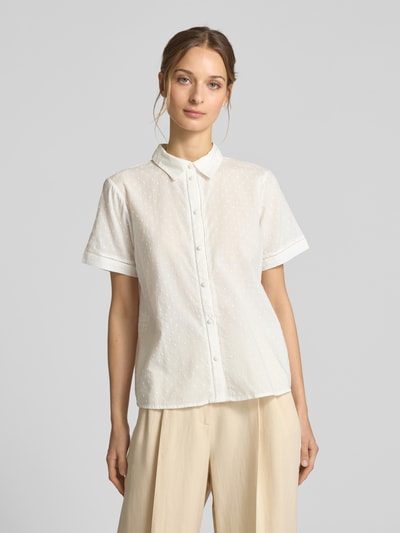 Vila Bluzka o kroju regular fit z wykładanym kołnierzem model ‘TUTTY’ Biały 4