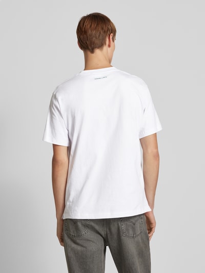 Pepe Jeans T-Shirt mit Label-Print Weiss 5