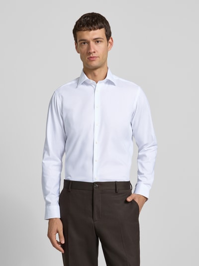 Christian Berg Men Regular Fit Business-Hemd mit Kentkragen Weiss 4