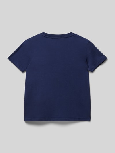 Polo Ralph Lauren Kids T-shirt met labelprint Marineblauw - 3