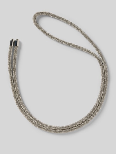 Vanzetti Gürtel mit Allover-Strasssteinbesatz Silber 1