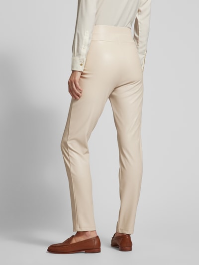 MaxMara Leisure Stoffen broek met elastische band, model 'RODANO' Beige - 5