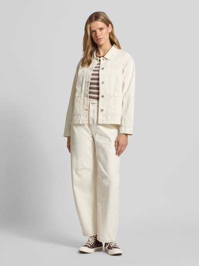 JJXX Jeansjacke mit Eingrifftaschen Modell 'RACHEL' Offwhite 1
