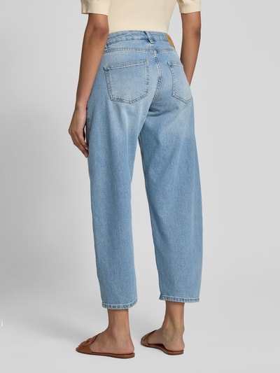 My Essential Wardrobe High Waist Jeans im 5-Pocket-Design Modell 'Baloo' Hellblau 5