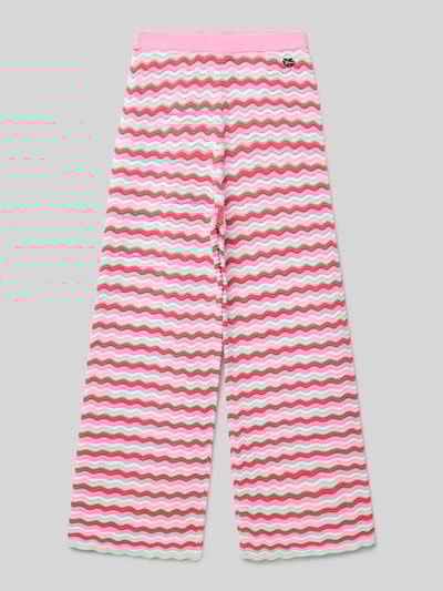 Guess Stoffen broek met elastische band Roze - 1