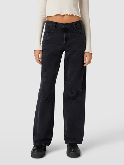 G-Star Raw Loose Fit Jeans im Destroyed-Look Modell 'Judee' Black 4