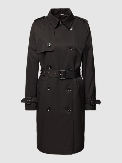 Christian Berg Woman Selection Trenchcoat mit Taillengürtel Black 2