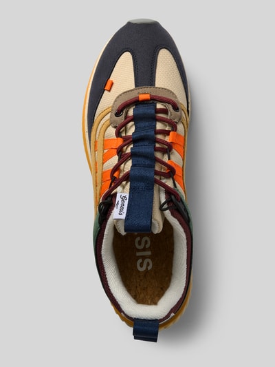 Genesis Sneakers met labeldetail, model 'Machu' Marineblauw - 3