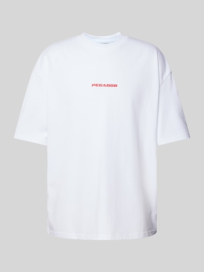 Pegador Oversized T-Shirt mit Logo Weiss 2
