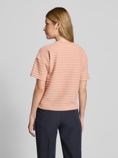 Jake*s Collection T-shirt z okrągłym dekoltem Łososiowy 5