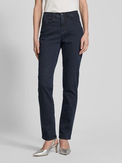 Brax Jeans mit 5-Pocket-Design Modell 'Carola' Marine 4