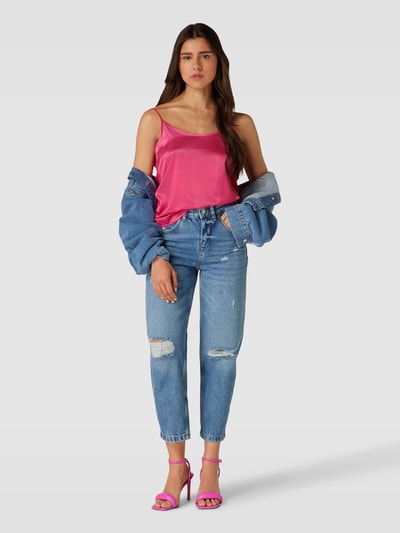 Jake*s Collection Top met spaghettibandjes Fuchsia - 1