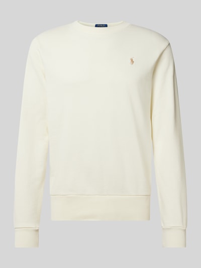 Polo Ralph Lauren Sweatshirt mit Label-Stitching Sand 1