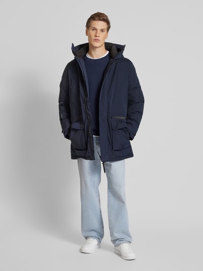 Superdry Parka ze stójką Granatowy 1