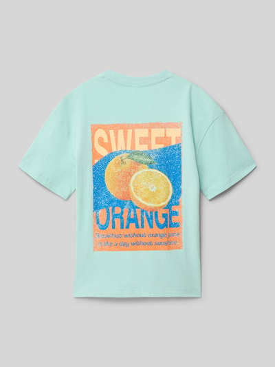 s.Oliver RED LABEL regular fit T-shirt van katoen Mintgroen - 3