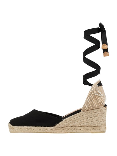 Castañer Wedges aus Textil Modell 'Carina' Schwarz 3