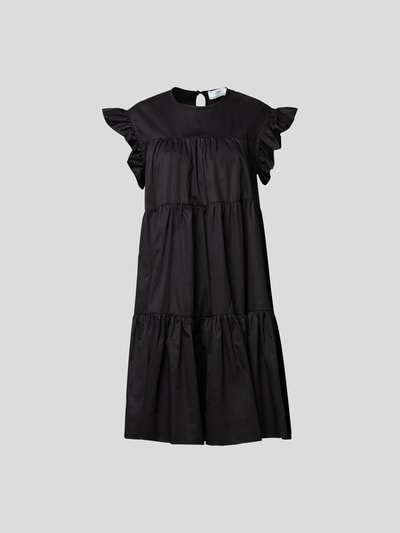 Devotion Minikleid mit Volants Schwarz 2