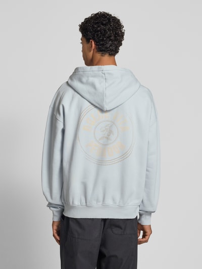 Pegador Bluza rozpinana o kroju oversized z kapturem model ‘Nuevo’ Jasnoniebieski 5