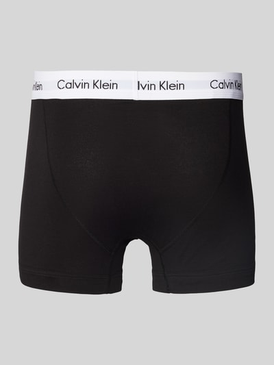 Calvin Klein Underwear Trunks mit Label-Bund im 3er-Pack Black 3