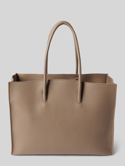 Coccinelle Shopper met structuurmotief, model 'MYRTHA' Taupe - 4