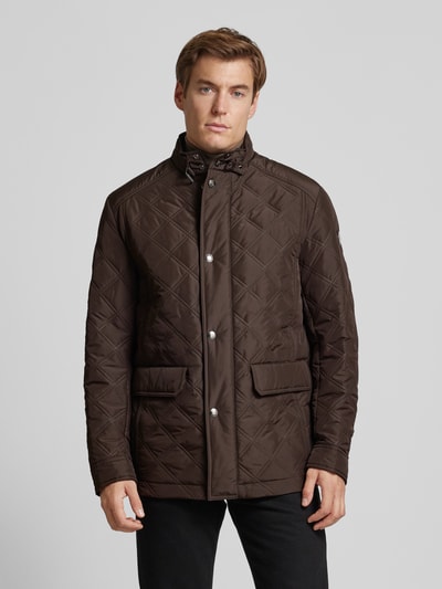 JOOP! Collection Jacke mit Stehkragen Dunkelbraun 4