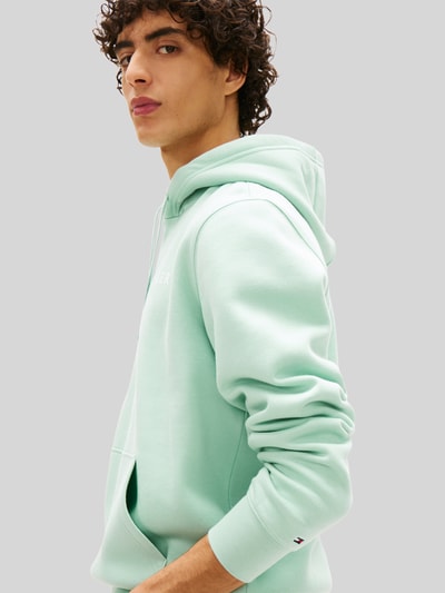 Tommy Hilfiger Regular Fit Hoodie mit Logo-Print Mint 3