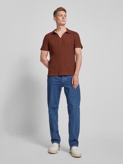 Mango Poloshirt mit Umlegekragen und V-Ausschnitt Hazel 1