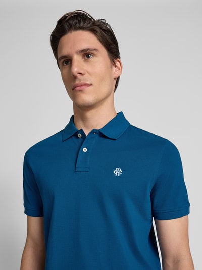 MCNEAL Regular Fit Poloshirt mit Knopfleiste und Label-Stitching Petrol 3