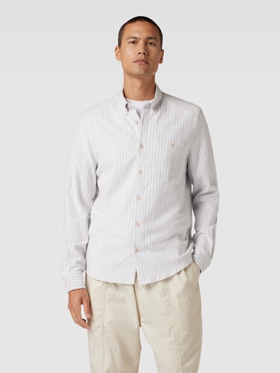 Drykorn Koszula casualowa ze wzorem w paski model ‘LIET’ Fioletowy 4